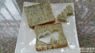 爱的早餐——心心相印土司的做法步骤：1