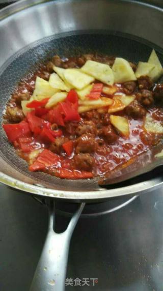菠萝咕噜肉的做法步骤：13