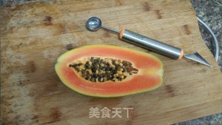 皂角米木瓜银耳糖水的做法步骤：4