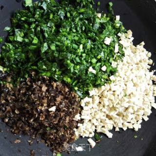 韭菜香干瘦肉饺子的做法步骤：5