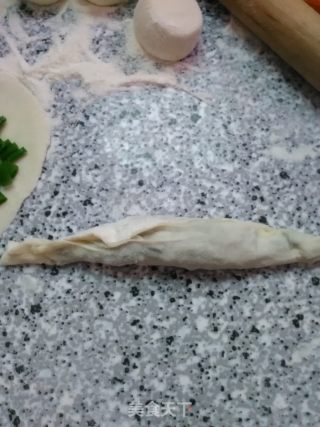 家常葱油饼的做法步骤：9