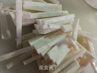 牛肉碎蒸芋丝的做法步骤：3