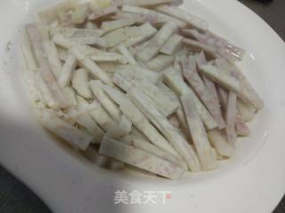 牛肉碎蒸芋丝的做法步骤：6