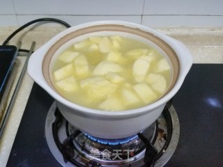 苹果小米粥的做法步骤：5