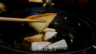 香辣肉末豆腐角-----下饭神器的做法步骤：9