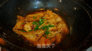 香辣肉末豆腐角-----下饭神器的做法步骤：17