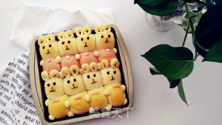 哄小孩神器之超萌兔子挤挤小面包的做法步骤：17