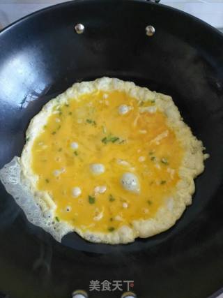 菠菜炒鸡蛋的做法步骤：7