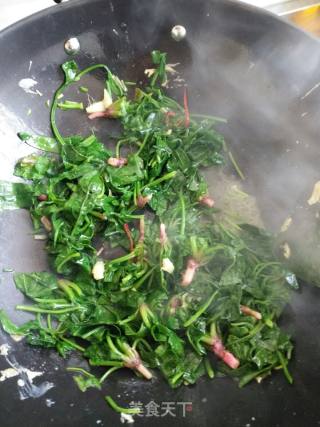 菠菜炒鸡蛋的做法步骤：9