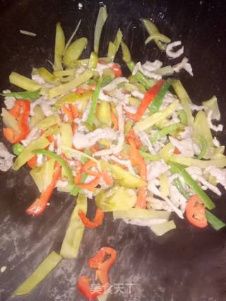 榨菜肉丝的做法步骤：5