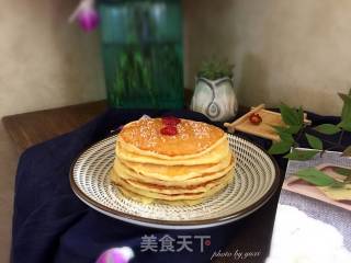 橙香松饼的做法步骤：9