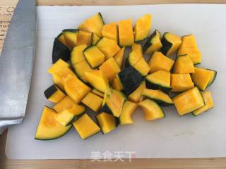 黑贝南瓜米糊的做法步骤：2