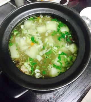 香浓冬瓜排骨汤做法的做法步骤：3