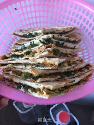 韭菜盒子（三重辣）的做法步骤：9