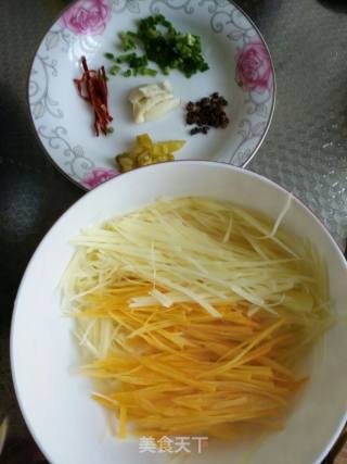 酸辣土豆丝的做法步骤：6