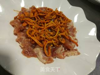 虫草花蒸排骨的做法步骤：5