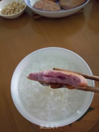 紫薯饼的做法步骤：7