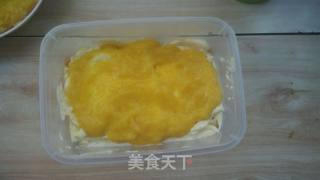 日式豆乳芒果盒子蛋糕的做法步骤：14