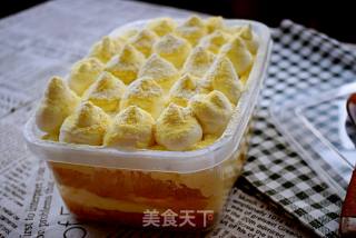日式豆乳芒果盒子蛋糕的做法步骤：17