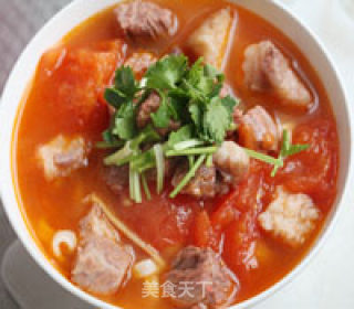 蕃茄牛肉面的做法步骤：12