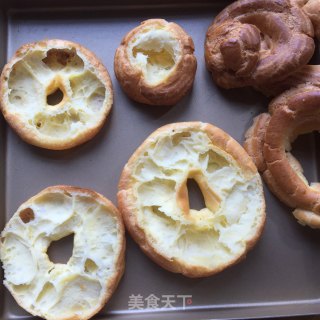 圣诞快乐泡芙，把圣诞老公公吃进嘴里的做法步骤：9