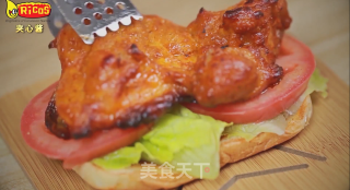 芝士鸡肉汉堡的做法步骤：5
