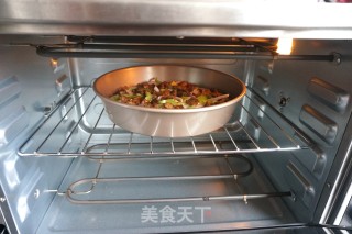 咸肉披萨的做法步骤：15