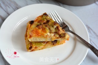 咸肉披萨的做法步骤：18