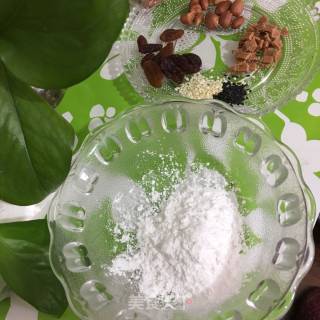清新营养早餐藕粉羹的做法步骤：1