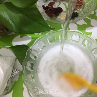 清新营养早餐藕粉羹的做法步骤：4