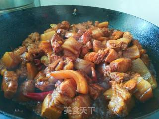 大锅炖五花肉的做法步骤：6
