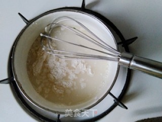 椰蓉可可土司的做法步骤：2
