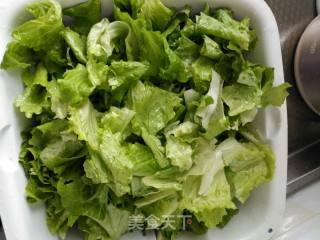 蒜蓉炒生菜的做法步骤：2