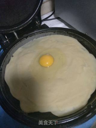 家庭版鸡蛋灌饼的做法步骤：5
