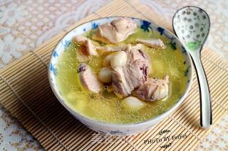 白果莲子鸡汤的做法步骤：4