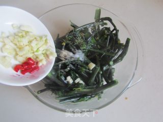 凉拌菜薹的做法步骤：5