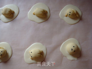 创意饼干萌萌的懒蛋的做法步骤：17