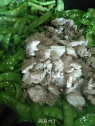 荷兰豆炒肉的做法步骤：5