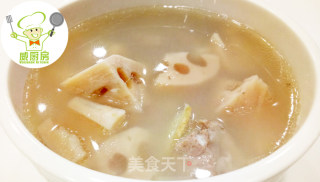 冬天来口花生莲藕炖猪骨汤，润肺养胃又降火！--威厨艺的做法步骤：5