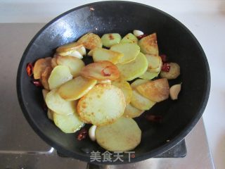 香辣土豆片的做法步骤：5