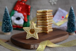 圣诞节的焦糖芯糖霜饼干的做法步骤：23