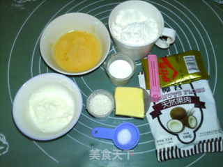 椰蓉淡奶油面包的做法步骤：1