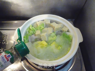 砂锅白菜冻豆腐的做法步骤：9