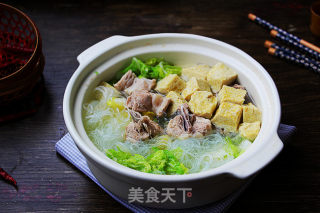 砂锅白菜冻豆腐的做法步骤：10
