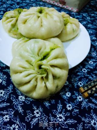 蚝油菠菜虾皮小笼包儿《补钙补铁菠菜小笼包儿》的做法步骤：6