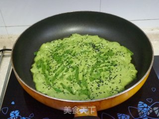 菠菜蛋饼的做法步骤：5