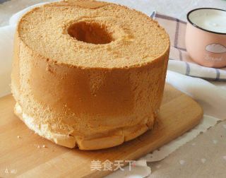 原味低糖戚风（18厘米中空）的做法步骤：14