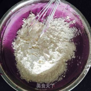 紫薯发糕的做法步骤：9