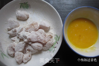 菠萝肉的做法步骤：2