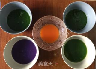 五彩蔬菜炒面的做法步骤：2